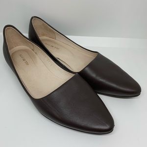 ALL BLACK | EUC Anthropologie Soft Leather Flats